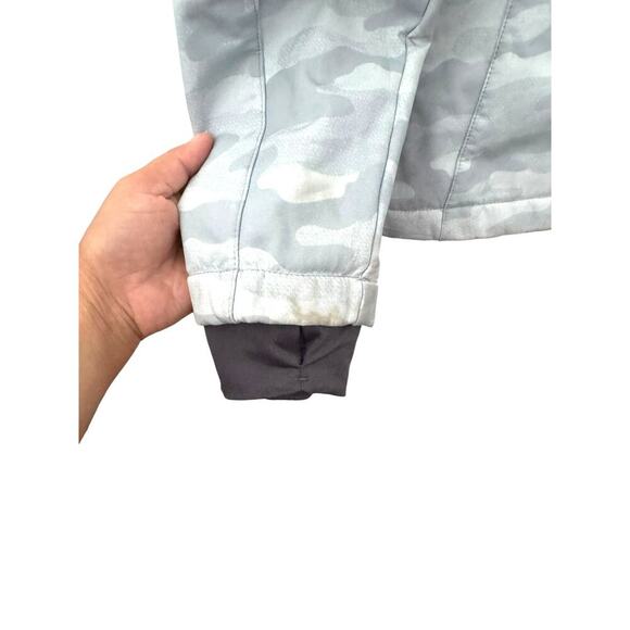 Free Country Women XL Hood  Softshell Jacket – Light Blue Camo – Zip Up Fleece - Picture 3 of 10